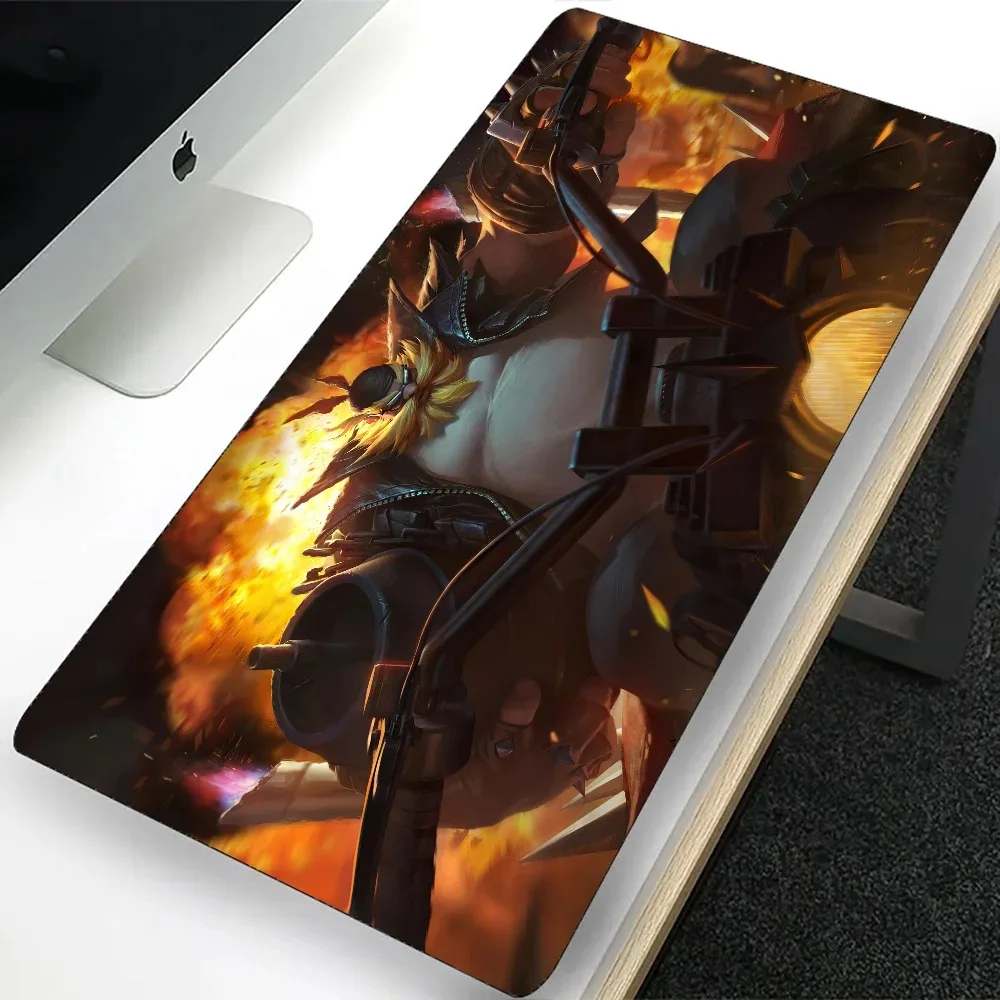 Grande mouse pad de jogos para computador, League of Legends, Gragas Mousepad, PC Gamer, laptop, tapete de teclado XXL, Desk Pad