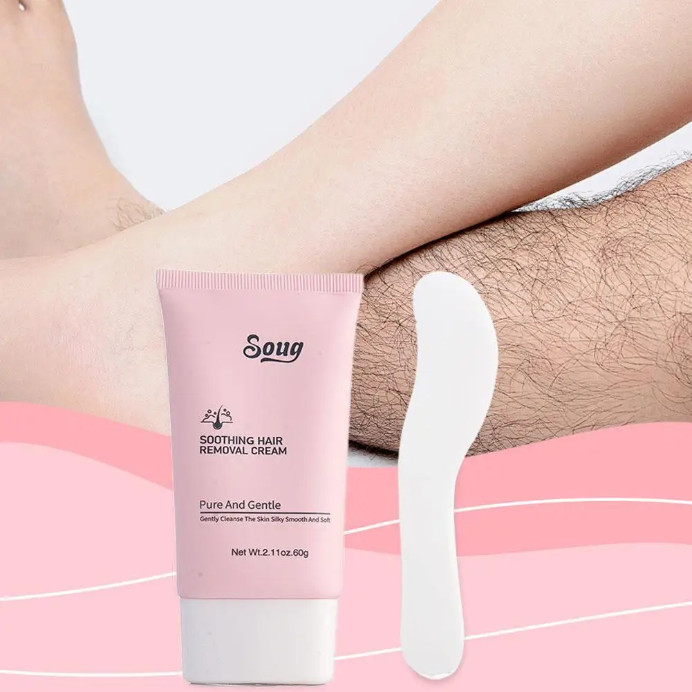 SOUG Hair Removal Cream Permanent Health Painless Hair Remover Growth Inhibitor For Woman&Men Body Hair Removal Cream