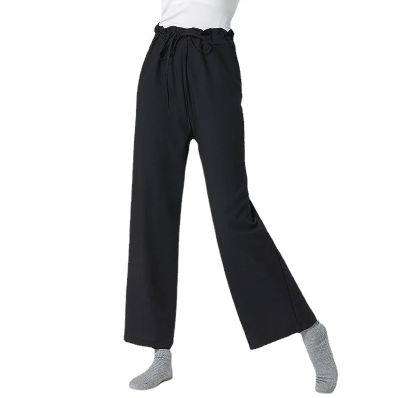 Pantaloni da danza moderna da donna primaverili ed estivi per la pratica della danza classica, pantaloni cinesi larghi e dritti