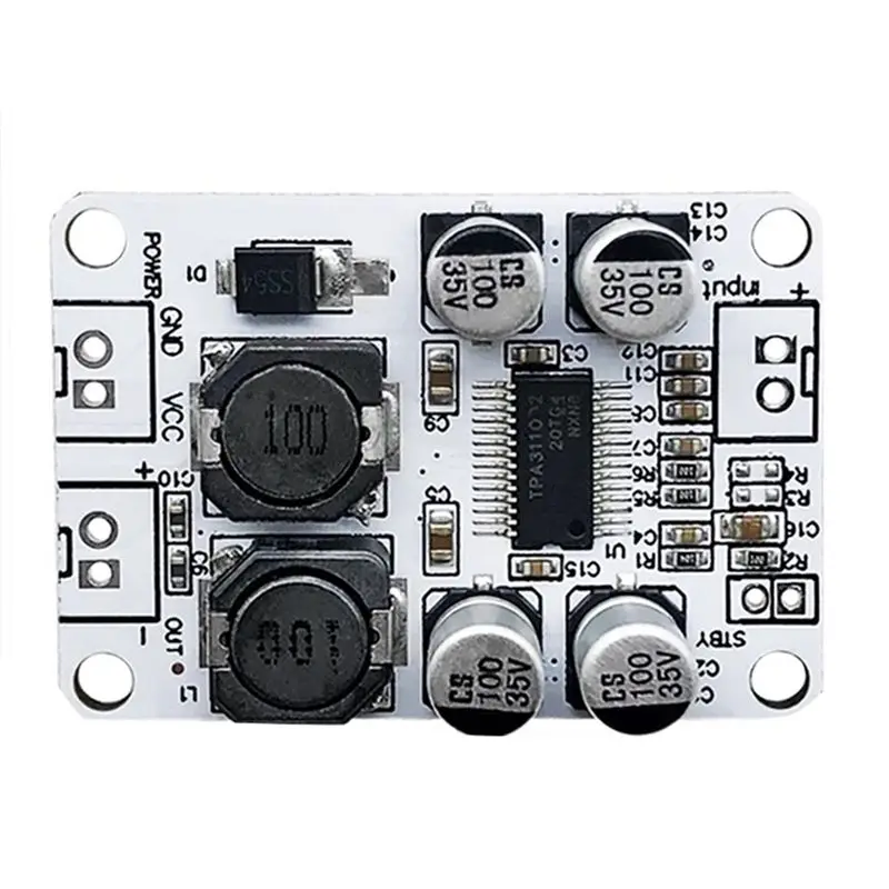 

Плата усилителя ABZZ-TPA3110, цифровой моноусилитель PBTL, модуль усилителя 30 Вт, цифровой усилитель TPA3110