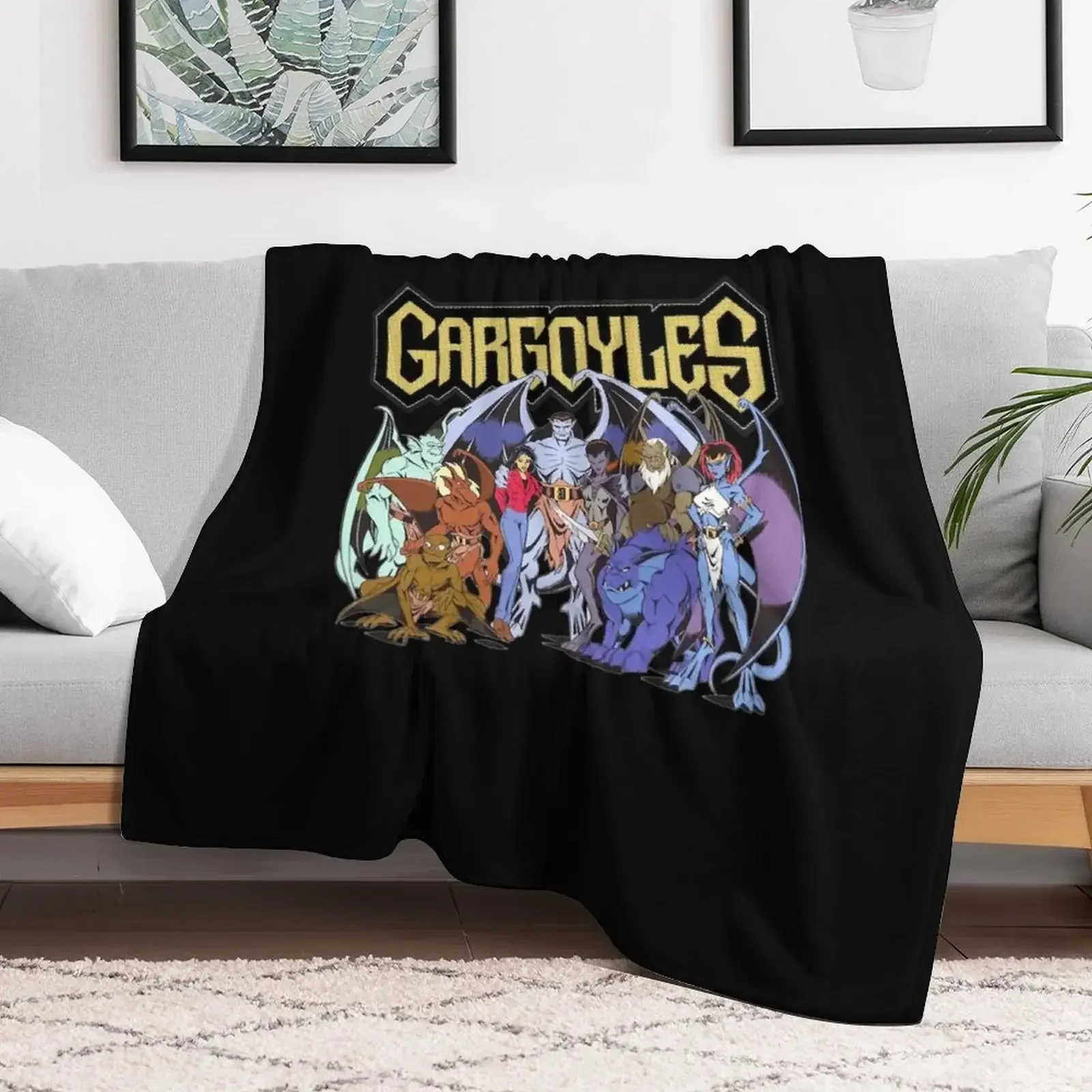 

Gargoyles The Origin Essential T-Shirt Throw Blanket Winter beds Thin Blankets