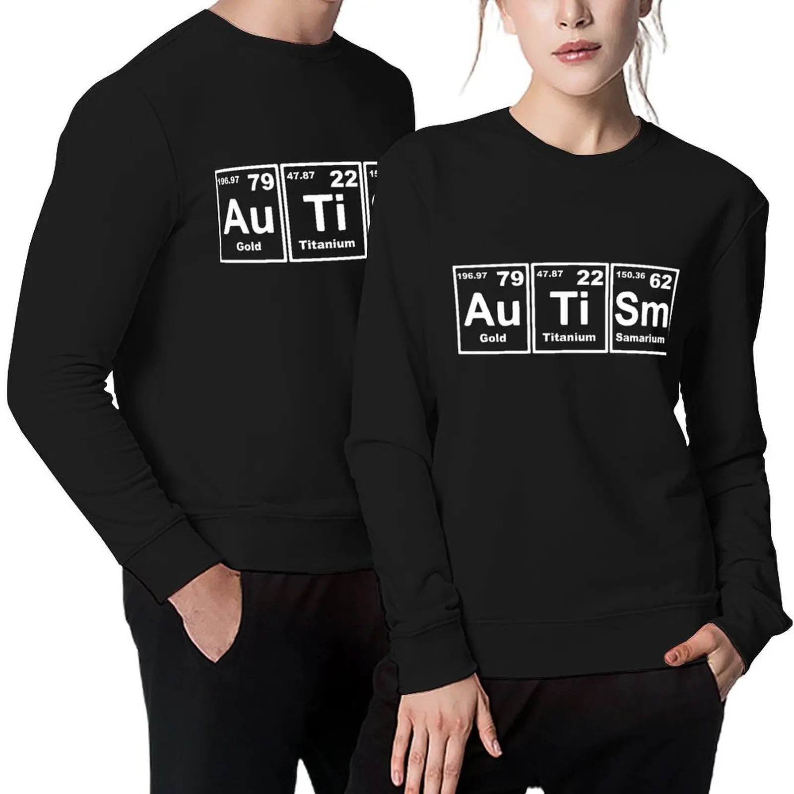 

Autism Periodic Table autism awarenes Pullover tracksuits autumn clothes japanese style korean clothes sports sweatshirt man