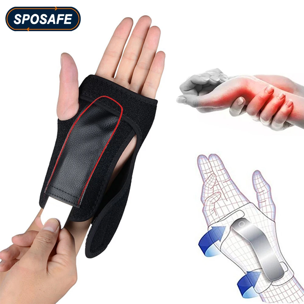 2Pcs/Pair Sports Wrist Support Brace for Carpal Tunnel Tendonitis Sprains Weightlifting Arthritis Hand Brace Adjustable Wrap