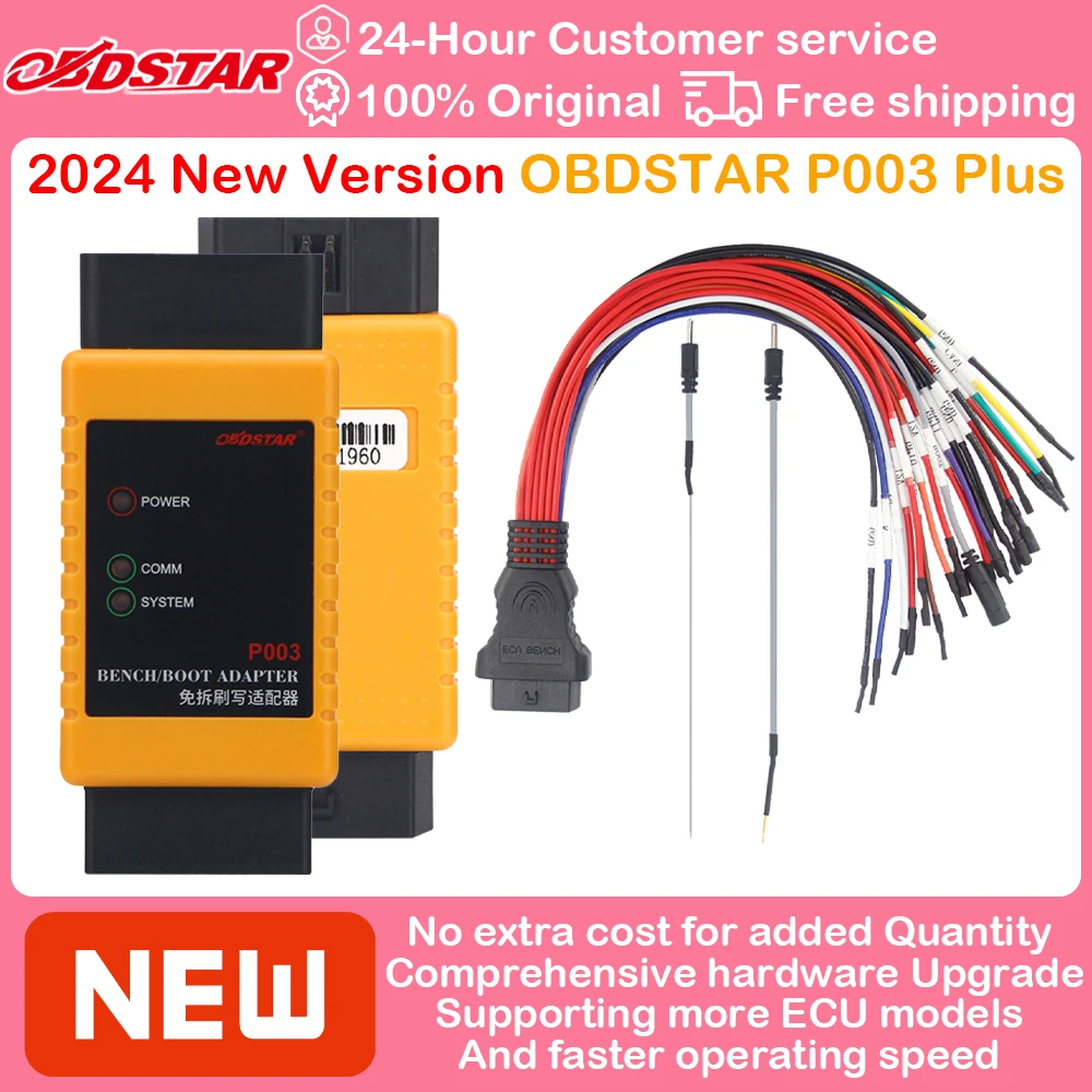 2024 Version OBDSTAR P003 - Plus New version Kits working with OBDSTAR DC706 Designed for Reading ECU Data,/CS,pincode etc