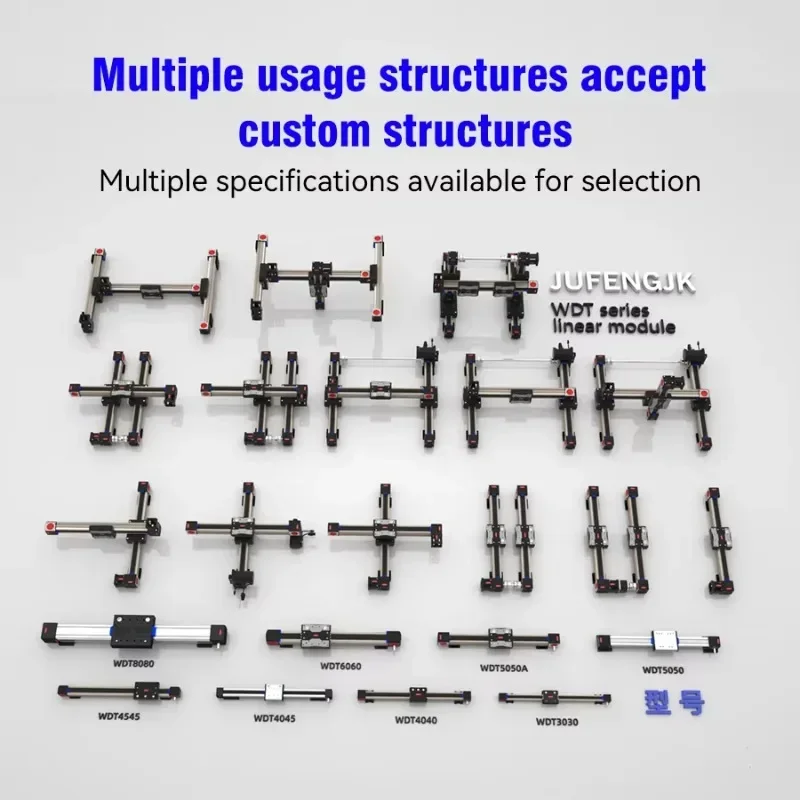 Customized stroke multi axis linear actuator load 6KG synchronous belt driven CNC linear robot