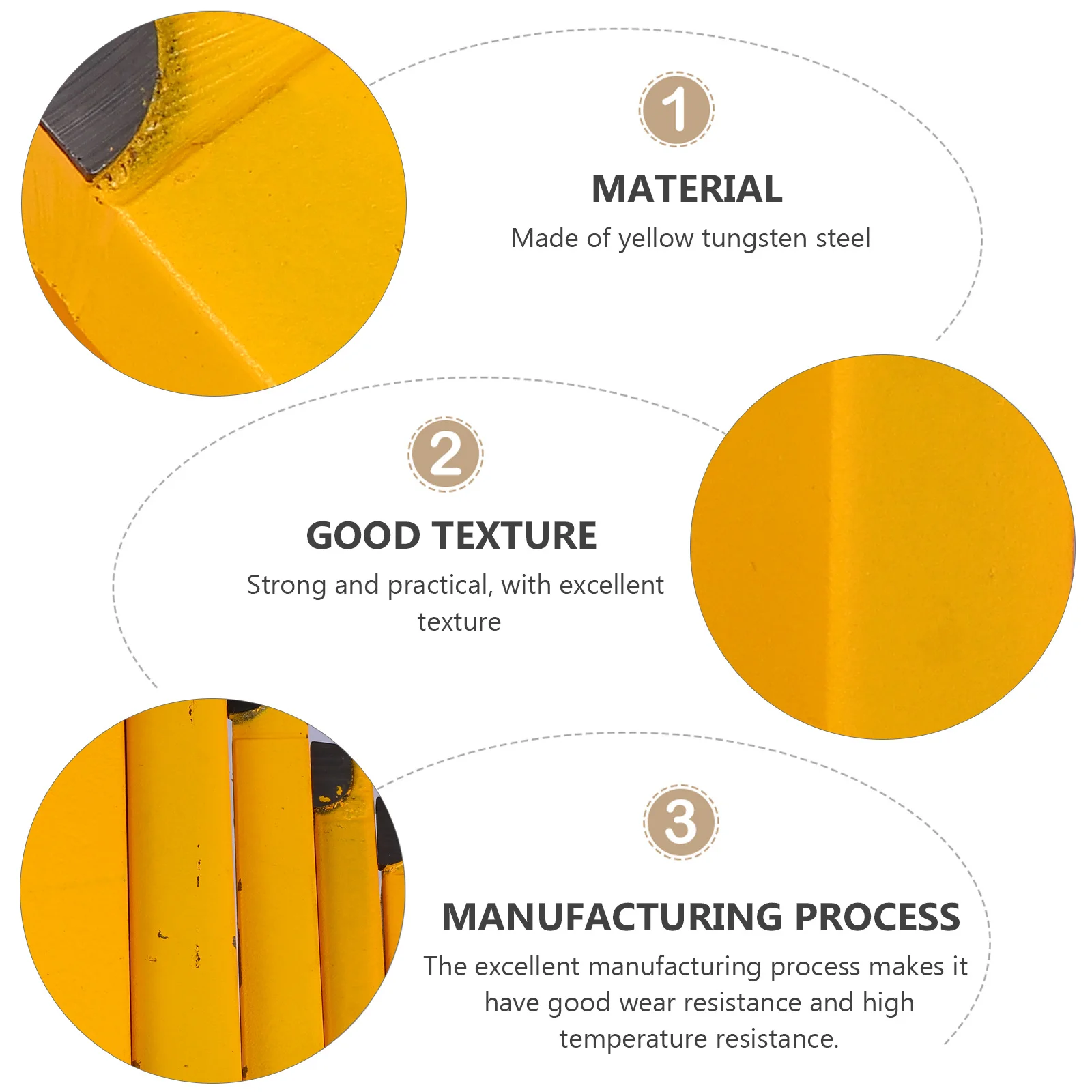 1Set di utensili per tornitura in metallo duro Set di frese per tornio per brasatura durevole Set di punte per tornio in metallo ad alta resistenza all'usura e alle alte temperature Saldatura pratica