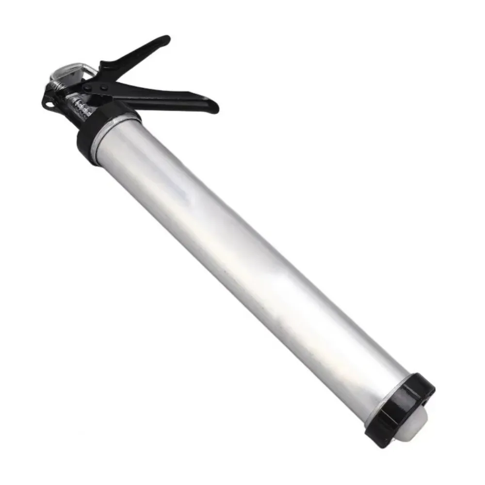 Aluminum Tube Silicone Caulking Gun 1 Nozzles Included Heavy Duty Aluminum Tube Caulking Gun Air Powered 600ml Capacity