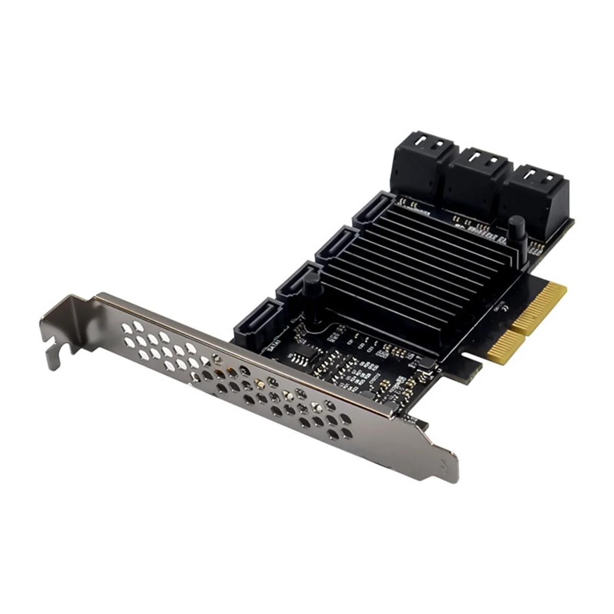 

Hot sale 10 Port PCIE SATA 3.0 Card PCI Express SATA3 Controller Card 6Gbps Adapter Converter PCI SATA 3.0 Expansion Card