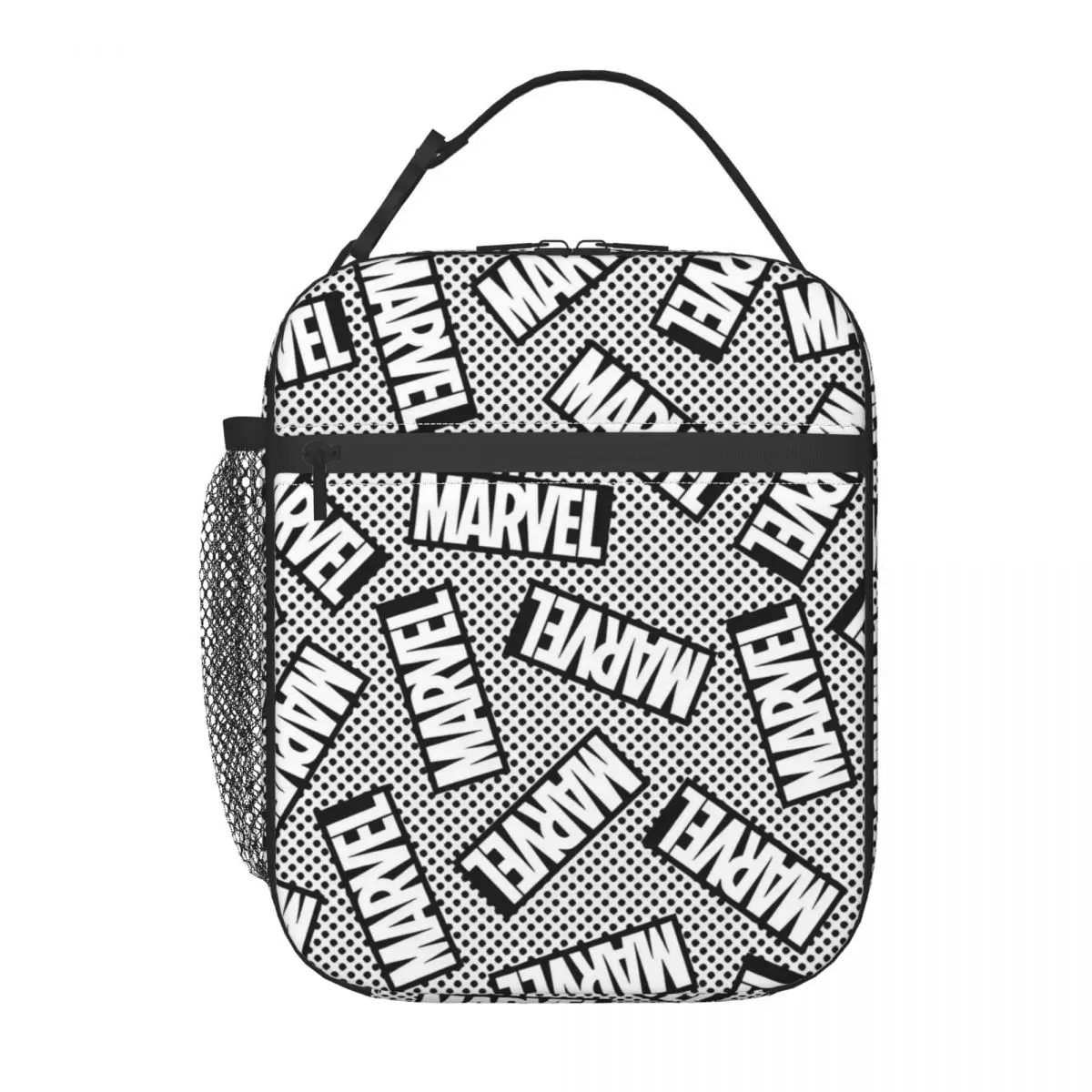 

Custom Spider Man Cobweb Insulated Lunch Bags for Camping Travel Food Classical Waterproof Thermal Cooler Bento Box Women Kids