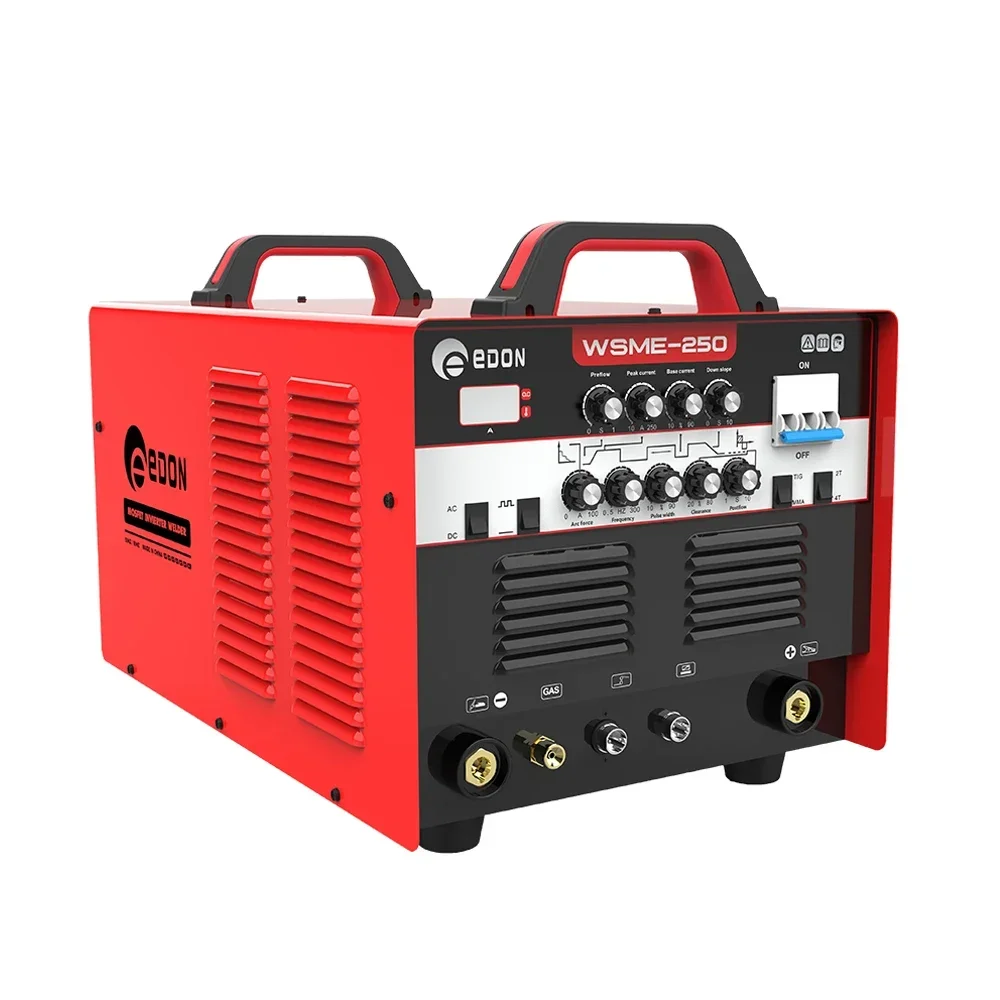 

EDON 380V aluminum pulse WSME-315 290A ACDC WELDER ARGON INVERTER TIG MMA WELDING MACHINE