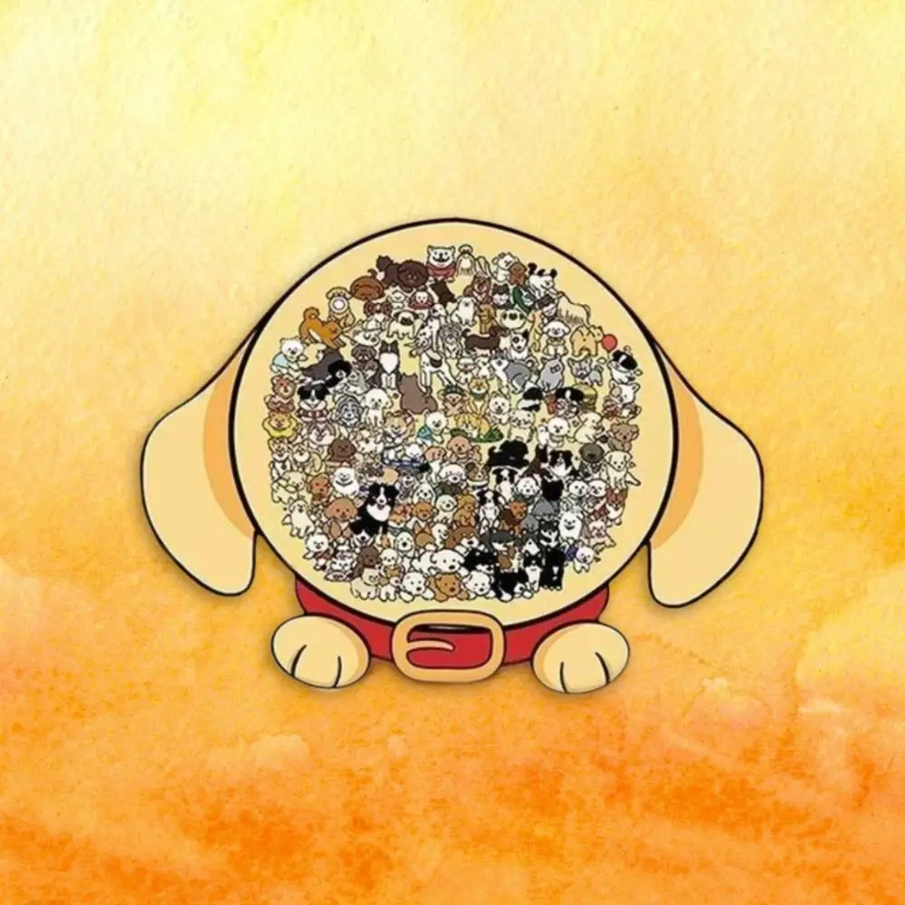 Adorável cão irregular quebra-cabeça de madeira cérebro queima decoração para casa animal jigsaw urso forma diy montagem filhote de cachorro quebra-cabeça adulto juventude