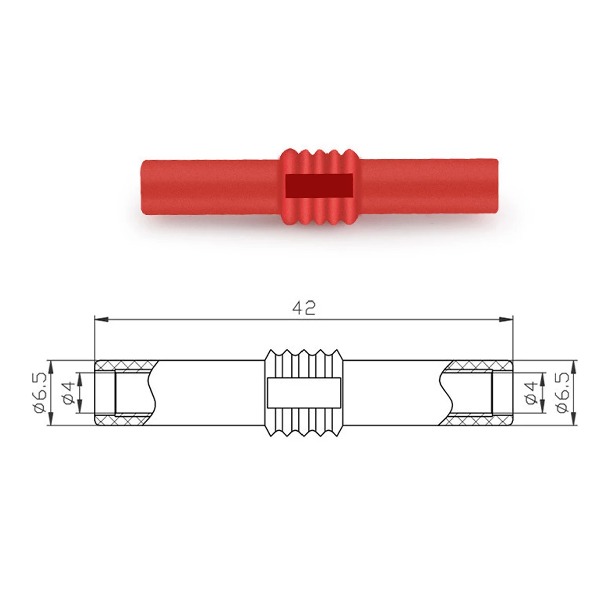 4mm Banana Jack Socket Interconnect Connector Copper Nickel Plated Shorting Plug Adapter for Electrical Testing Instrument