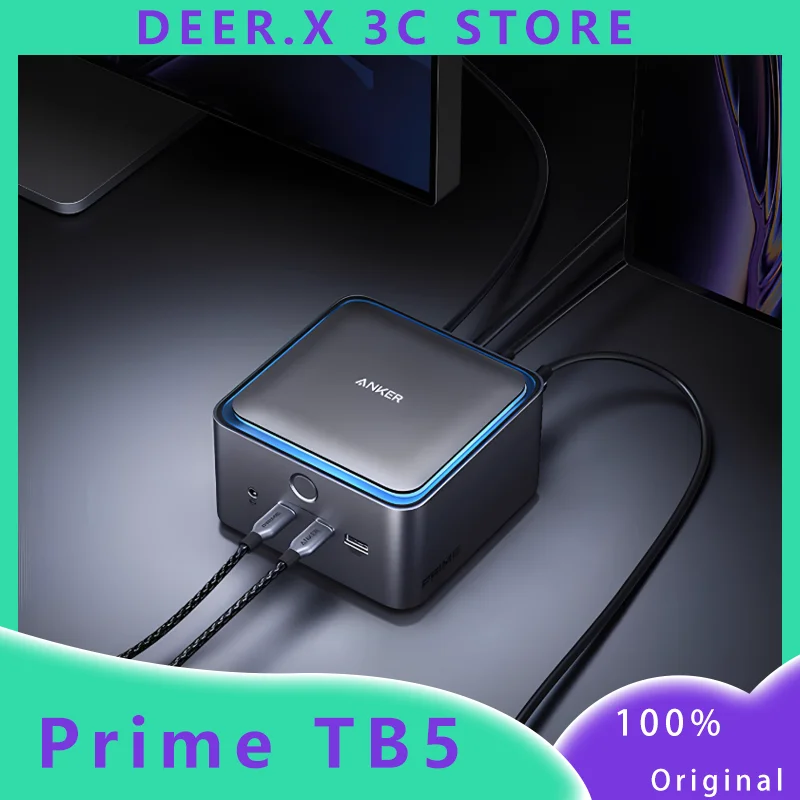 

Док-станция Anker Prime TB5 Thunderbolt 5, 14-портовая док-станция с максимальной зарядкой 140 Вт, максимальная передача 120 Гбит/с, окружающая среда