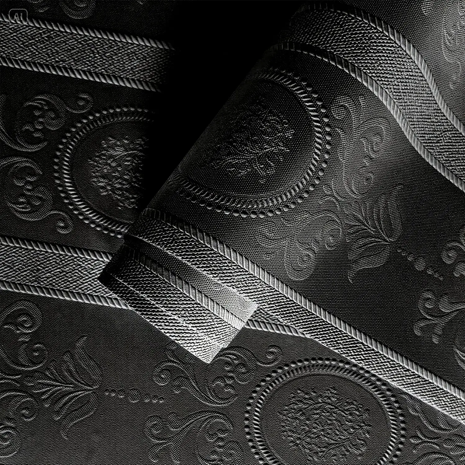 2 Rolls 3D Embossed Self Adhesive Wallpaper, Waterproof for TV Background Wall, Living Room Bedroom Warm Decor
