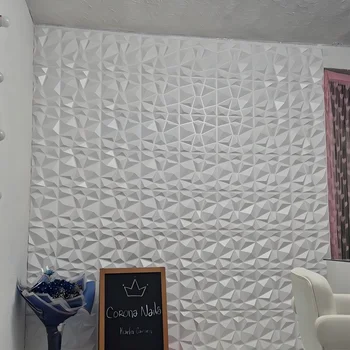 20 ks 3D nástěnné panely 30x30cm vnitřní nástěnná dekorace pro obývací pokoj, ložnici, hotel, kancelář, nástěnná malba s dlaždicemi, panely a formou 3D nástěnná samolepka 8 nejlepší prodej Měkký nástěnný panel - №7