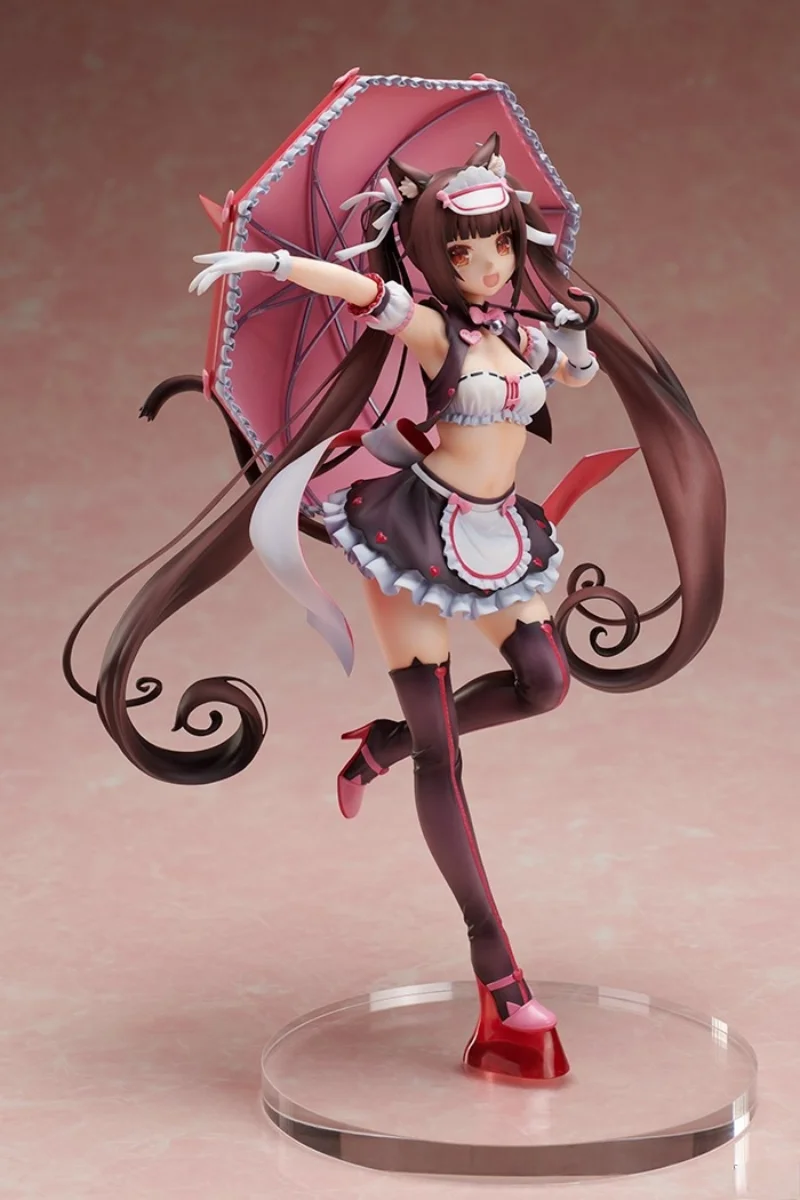 MIMEYOI Original:NEKOPARA Chocolate Vanilla 1/7 Racing girl PVC Action Figure Anime Figure Model Toys Collection Doll Gift