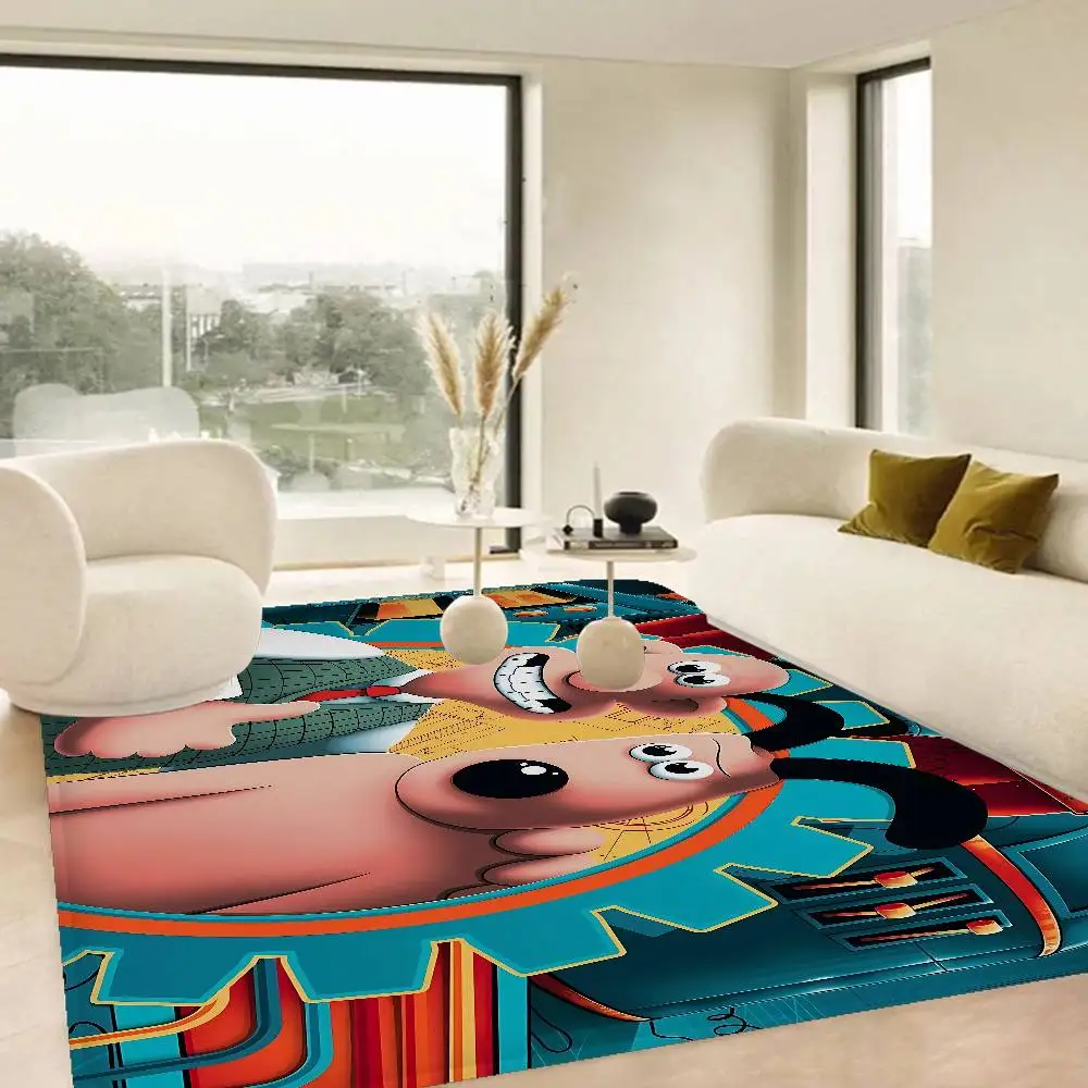 Cartoon W-Wallace and G-Gromit Door Mat Nordic Style Bedroom Living Room Doormat Home Balcony Anti-Slip Alfombra