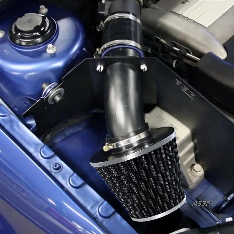 

Комплект прохладного воздухозаборника Автомобильная труба прохладного воздуха 3-дюймовый универсальный комплект индукционного шланга для воздухозаборника