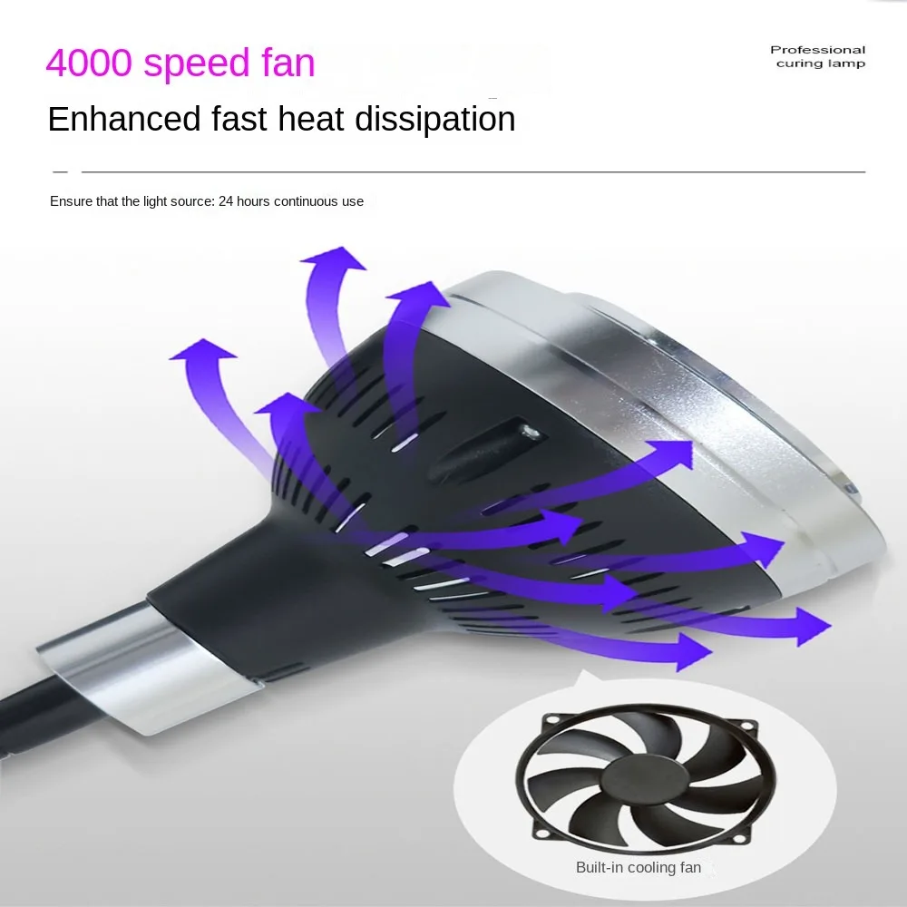 300 واط 365nm 395 متر 40nm الأشعة فوق البنفسجية معالجة الأشعة فوق البنفسجية مصباح بدون ظل الغراء الحبر الأخضر الراتنج الغراء التعرض شاشة الطباعة ثلاثة طلاء برهان #3