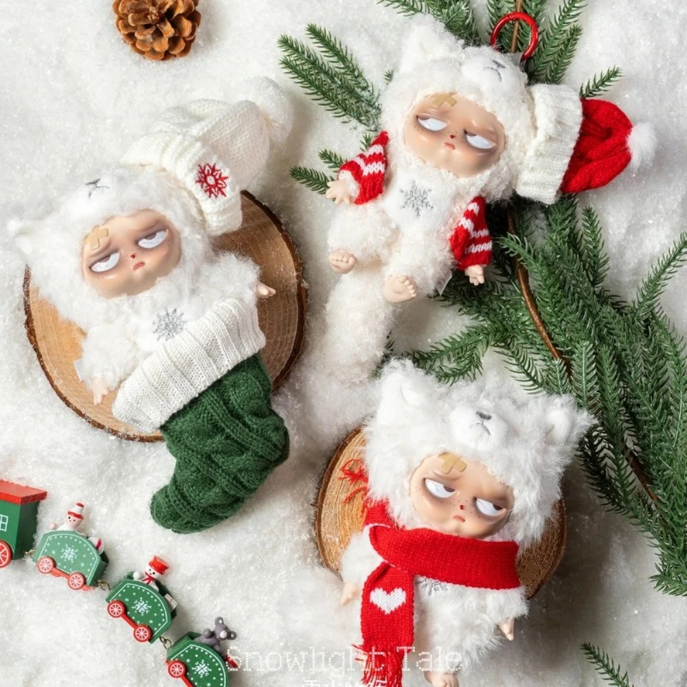 

Sleepless Grumpipi Snowlight Tale Christmas Limit Series Blind Box Vinyl White Grumpipi Anime Figure Toy MysteryBox Pendant Gift