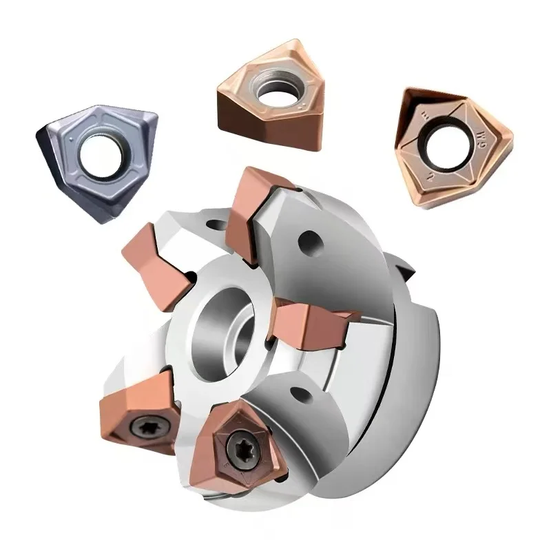 

MFWN 90 Degree Double Sided Hexagonal Heavy Cutting Face Milling Cutter Head WNMU 0806 Insert Milling Cutter Disk Cnc Tools