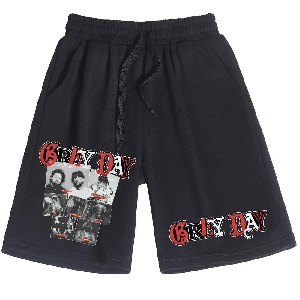 2024 Suicideboys Grey Day Shorts Pants Cotton Trousers Man Woman Pants