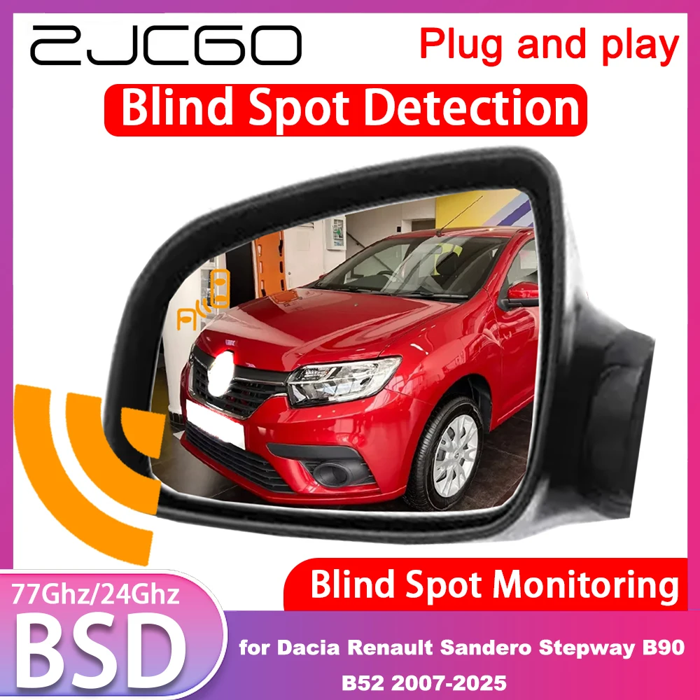 for Dacia Renault Sandero Stepway B90 B52 2007-2025 OEM Blind Spot Detection Monitoring Warning Lane Assist System 77GHz Radar