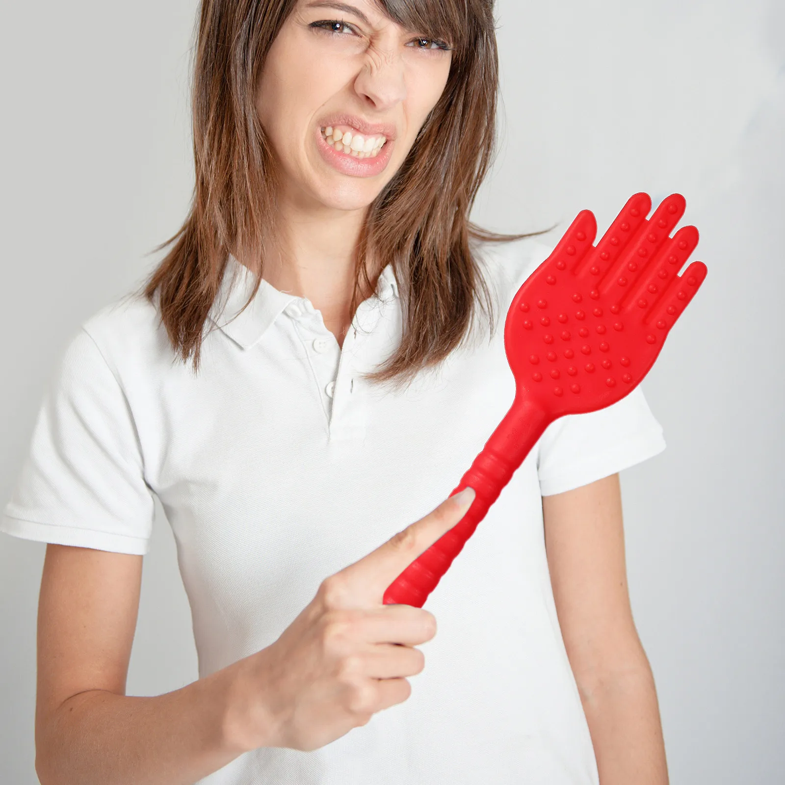 

2 шт. Массажер для здоровья и восстановления мышц в форме ладони, силиконовый, для спины и плеч, ручной, для точечного массажа, фитнес-гаджет