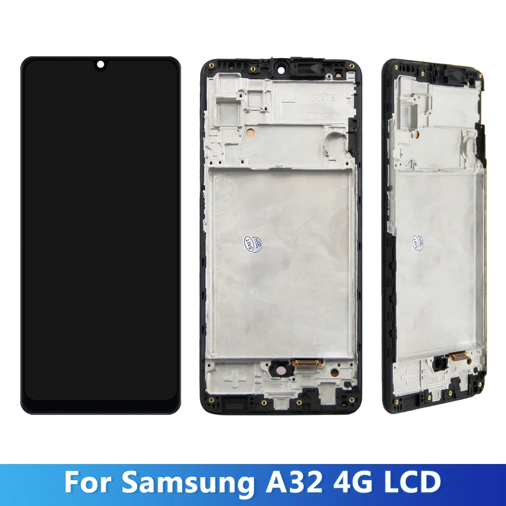 For Samsung Galaxy A32 4G A325 A325F SM-A325M SM-A325F/DS LCD Display Touch Screen Digitizer Assembly Replacement 100% Tested