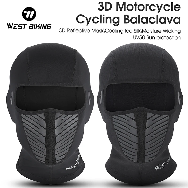 

WEST BIKING Cycling Mask Sun Protection Balaclava Men Women Electric Bicycle Motorcycle Full Face Mask Headgear Spring Summer