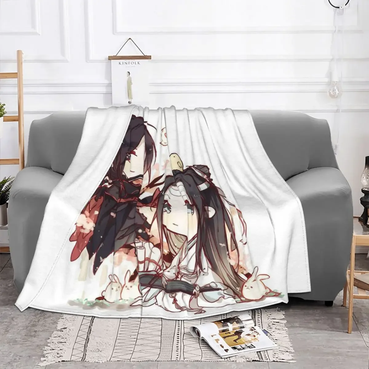 The Untamed Bromance Blanket Coral Fleece Plush Grandmaster of Demonic Cultivation Ultra-Soft Throw Blankets for Home Rug Piece