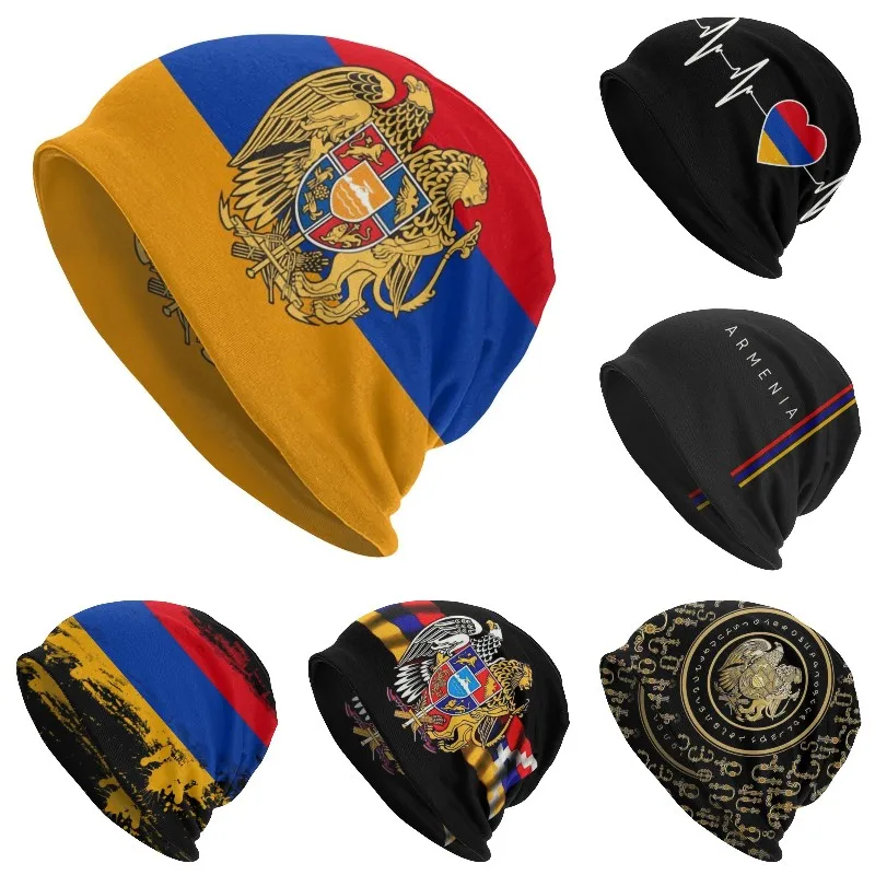 Flag Of Armenia Bonnet Hats Cool Winter Warm Women Men Knitted Hat Unisex Adult Proud Armenian Skullies Beanies Caps