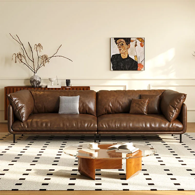 

Modern Minimalist Living Room Sofas Ergonomic Recliner European Lazy Sofas Lounge Soft Comfort Recliner Organizer Furnitures