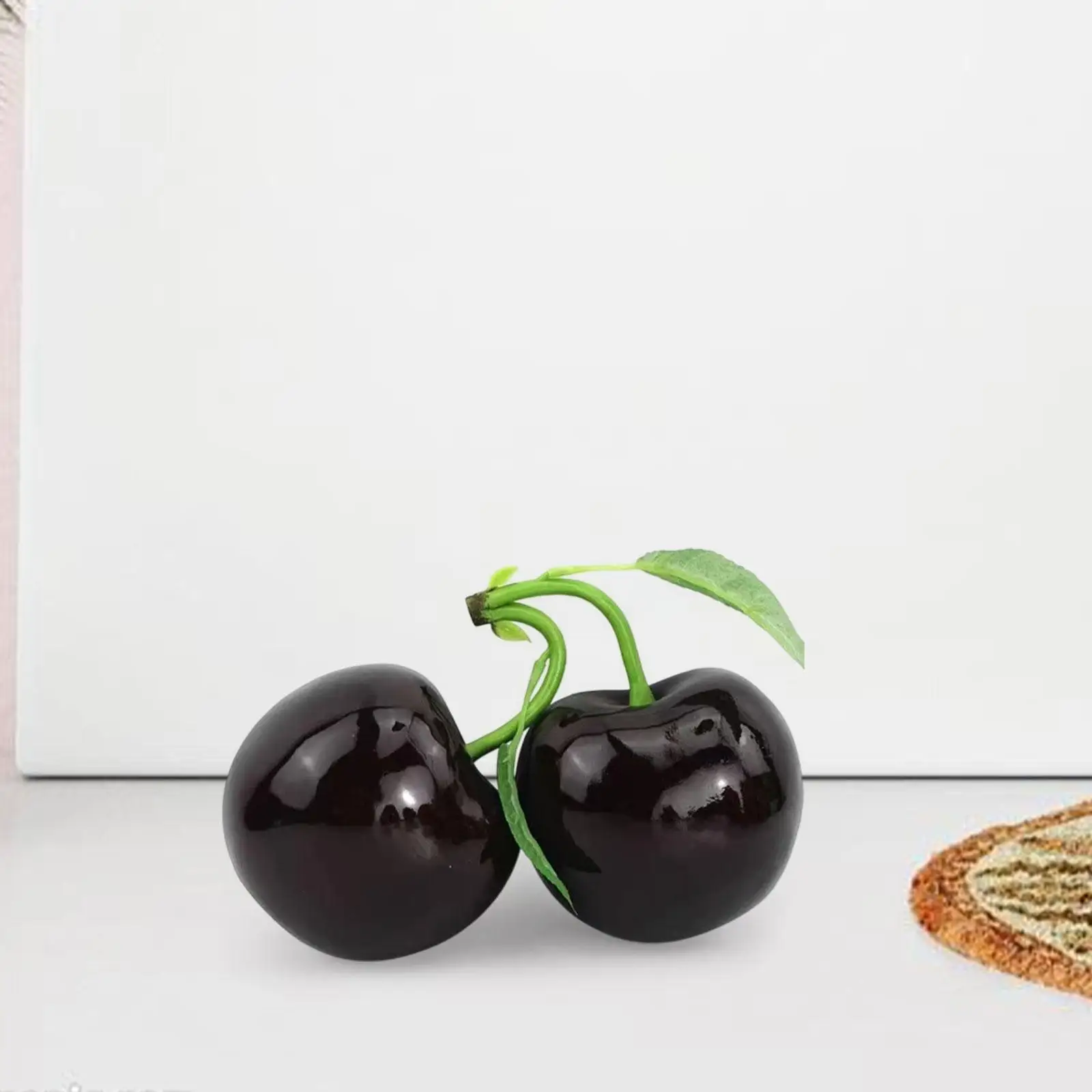 双頭の認知玩具,人工果物,リアルな泡,偽のチェリー,家庭用装飾品,キッチン,机,農家,ダイニングルーム,装飾品