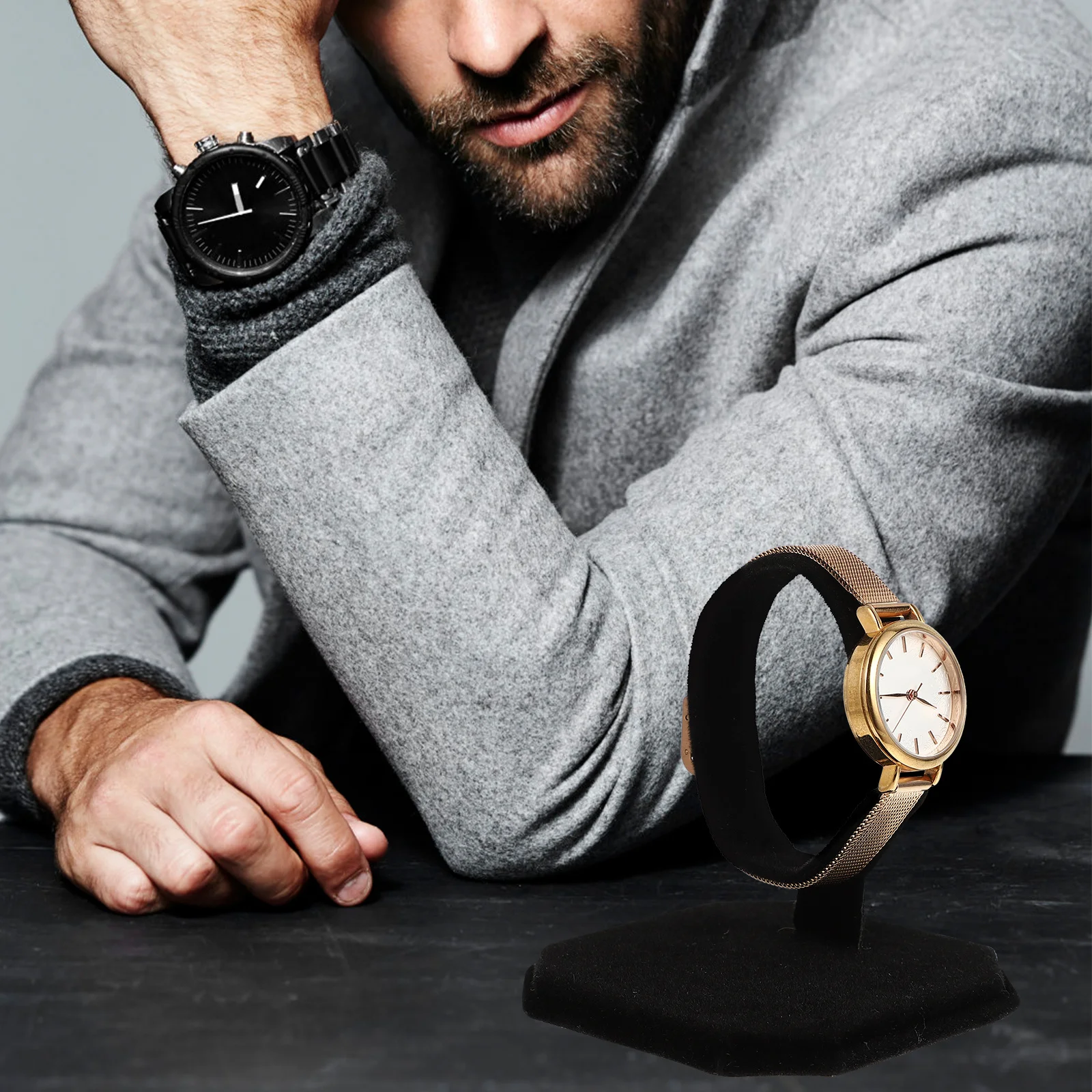 

Дизайнерская стойка для выставки товаров, органайзер для ювелирных изделий, регулируемая подставка-держатель для дисплея браслетов, часов