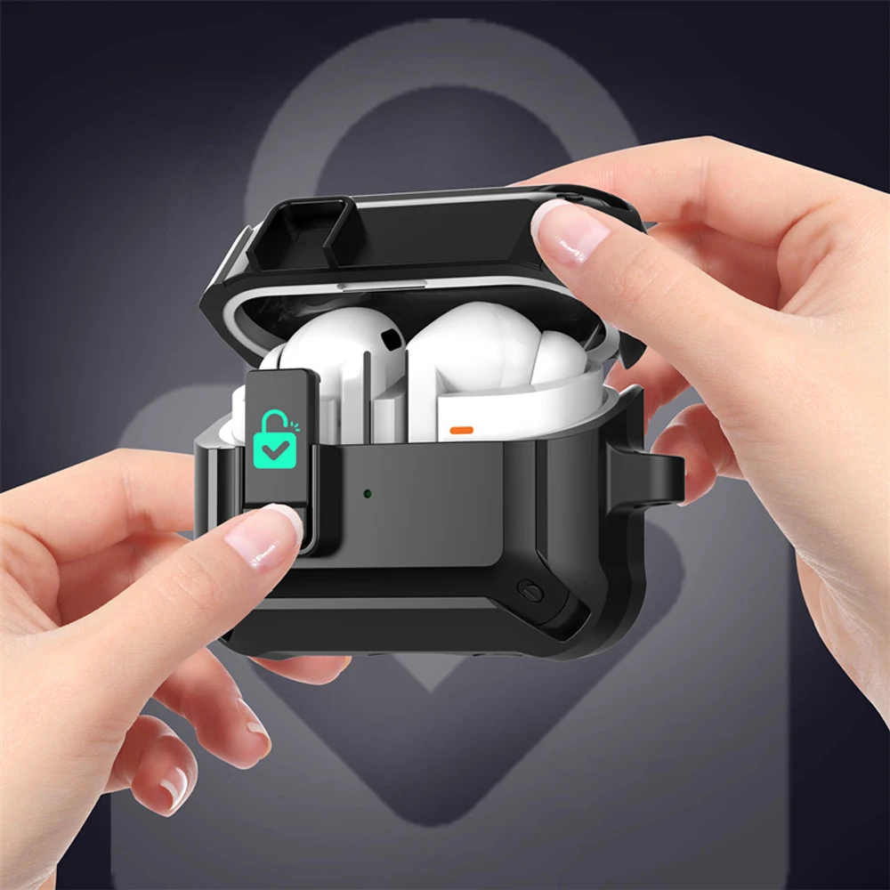 

Anti Drop Full Body Protective Hard Shell For SAMSUNG Galaxy Buds 3 Wireless Bluetooth Earbuds Galaxy Buds 3 Pro Case With Hook