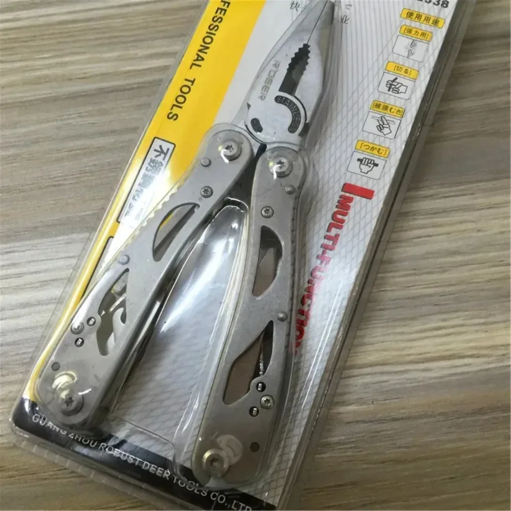 For Folding Multipurpose Tool Pliers Outdoor Camping Multipurpose Tool Saw Fork