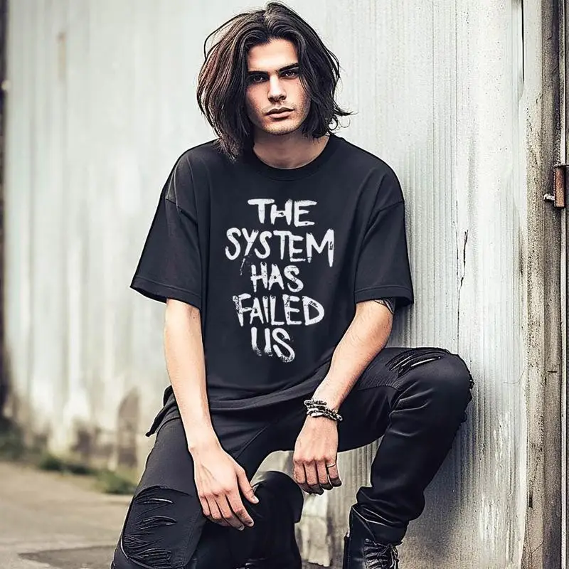 

Футболки против учреждений, политическая рубашка Bold Statement Vibes