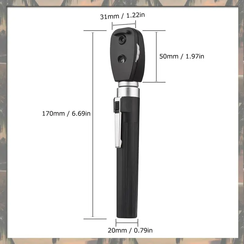 A70U New Direct Ophthalmoscope 5 Different Apertures Professional Portable Handheld Ophthalmoscope Eyes Ophthalmic Diagnostic