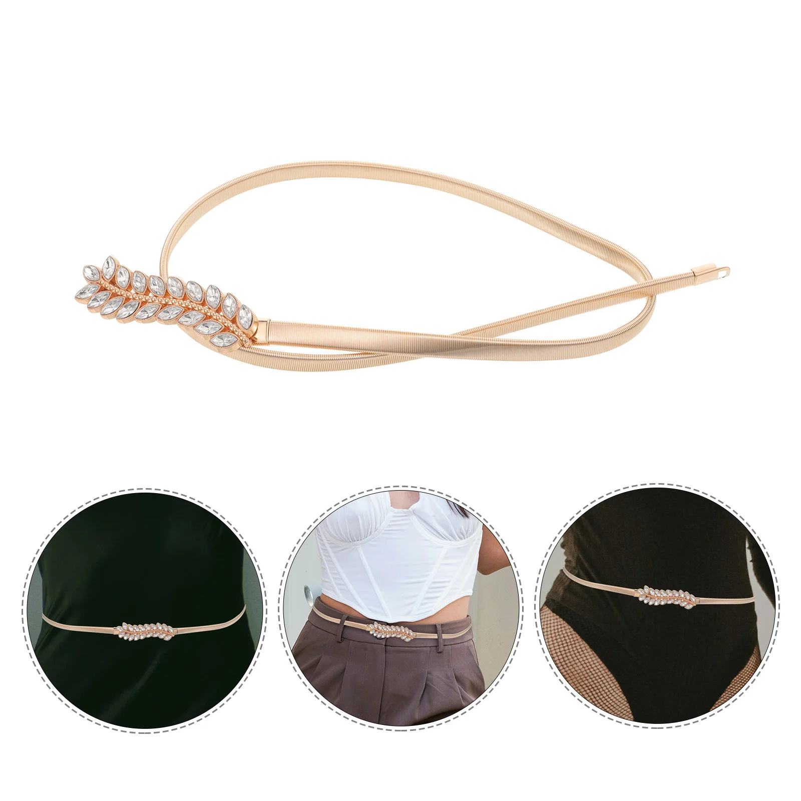 حزام فستان نسائي حزام خصر أنيق تصميم رائع ملابس مريحة لحفلات الزفاف والولائم والعطلات