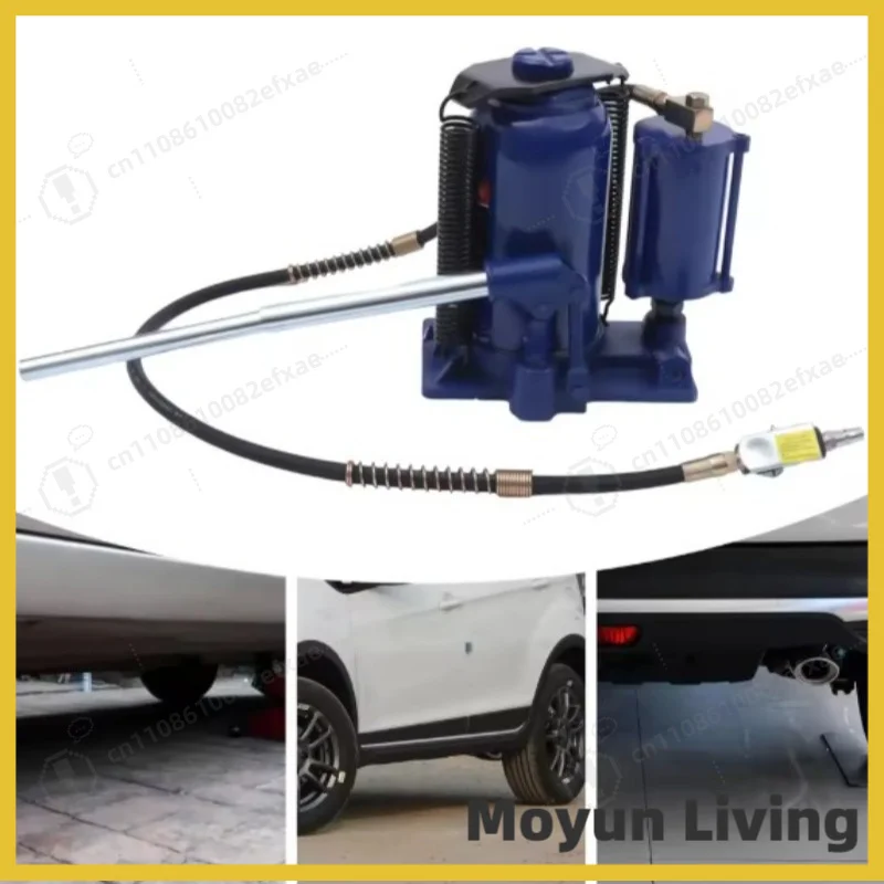 20 Ton Air Hydraulic Bottle Jack Dual Power Pneumatic Hydraulic Jack Heavy Duty Quick Lift for Truck Trailer Auto Repair
