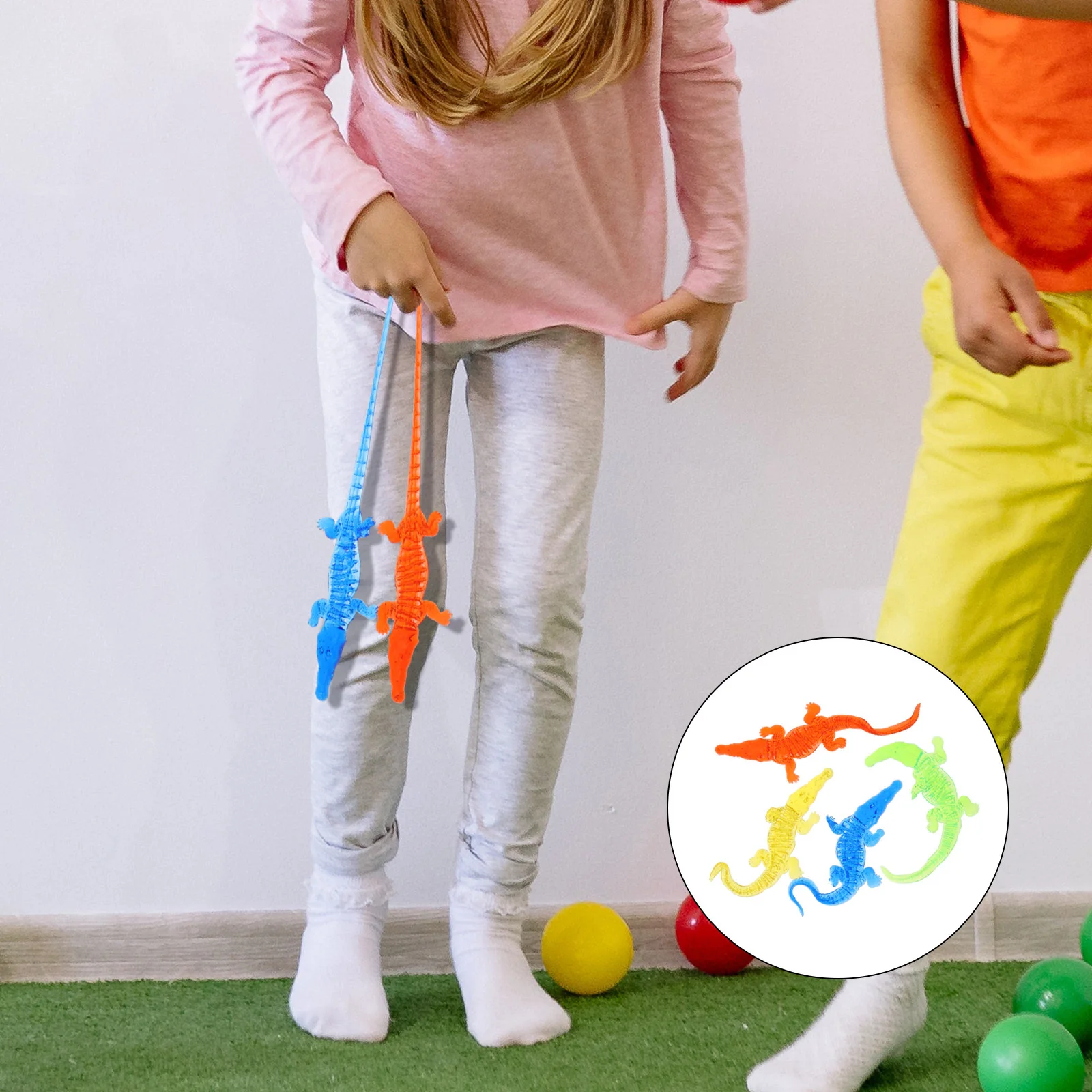 

24Pcs Elastic Sticky Plaything Lovely Portable Children Accessories for Party Favors Decor Kids Game Prizes Fun