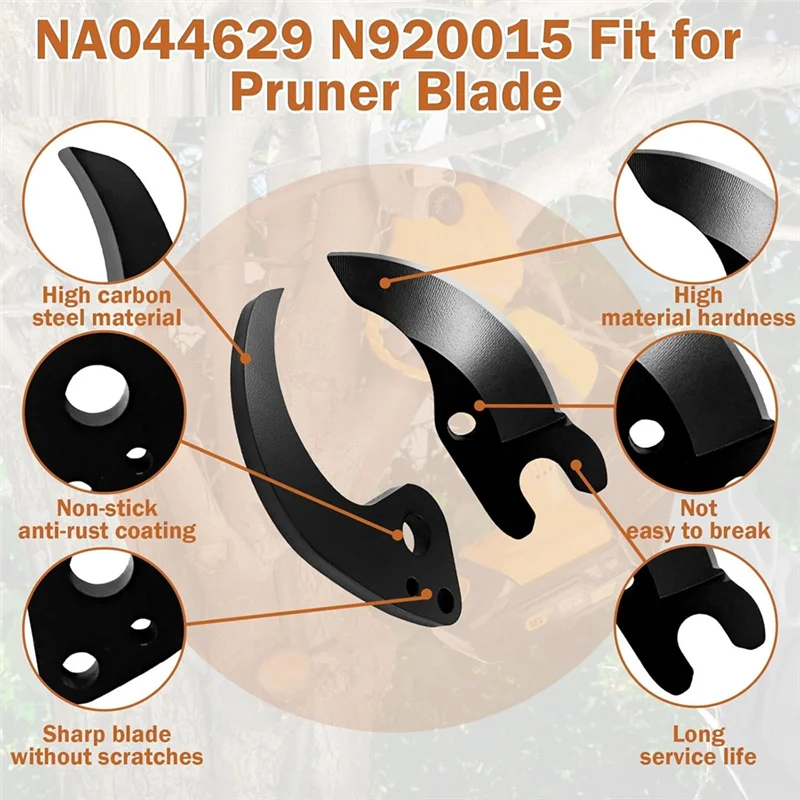 

AAAF N920015 + NA044629 для аккумуляторного секатора 20 В MAX, сменное лезвие для секатора DCPR320B