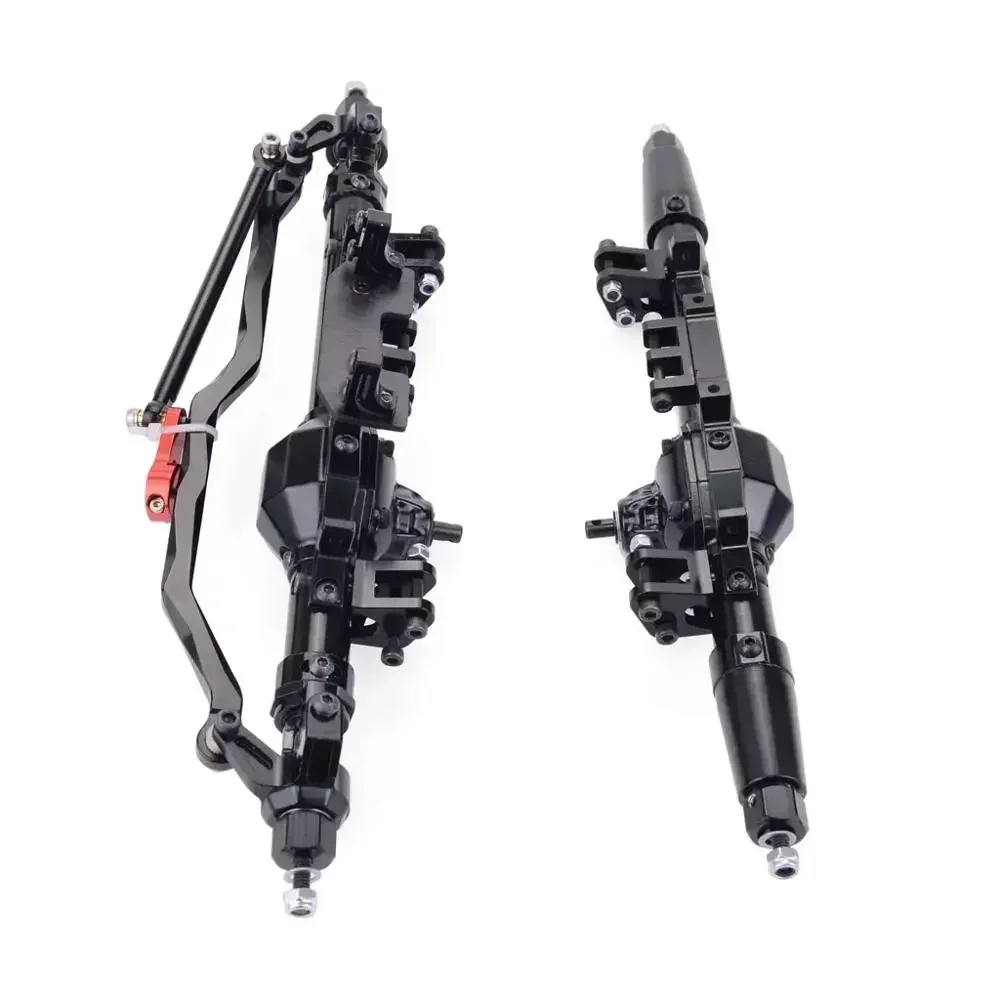 1/10 RC Auto Completo in lega di Alluminio Asse Anteriore Posteriore per RC Crawler Axial WRAITH Rock Racer 90018 90045 RR10 90048 90053