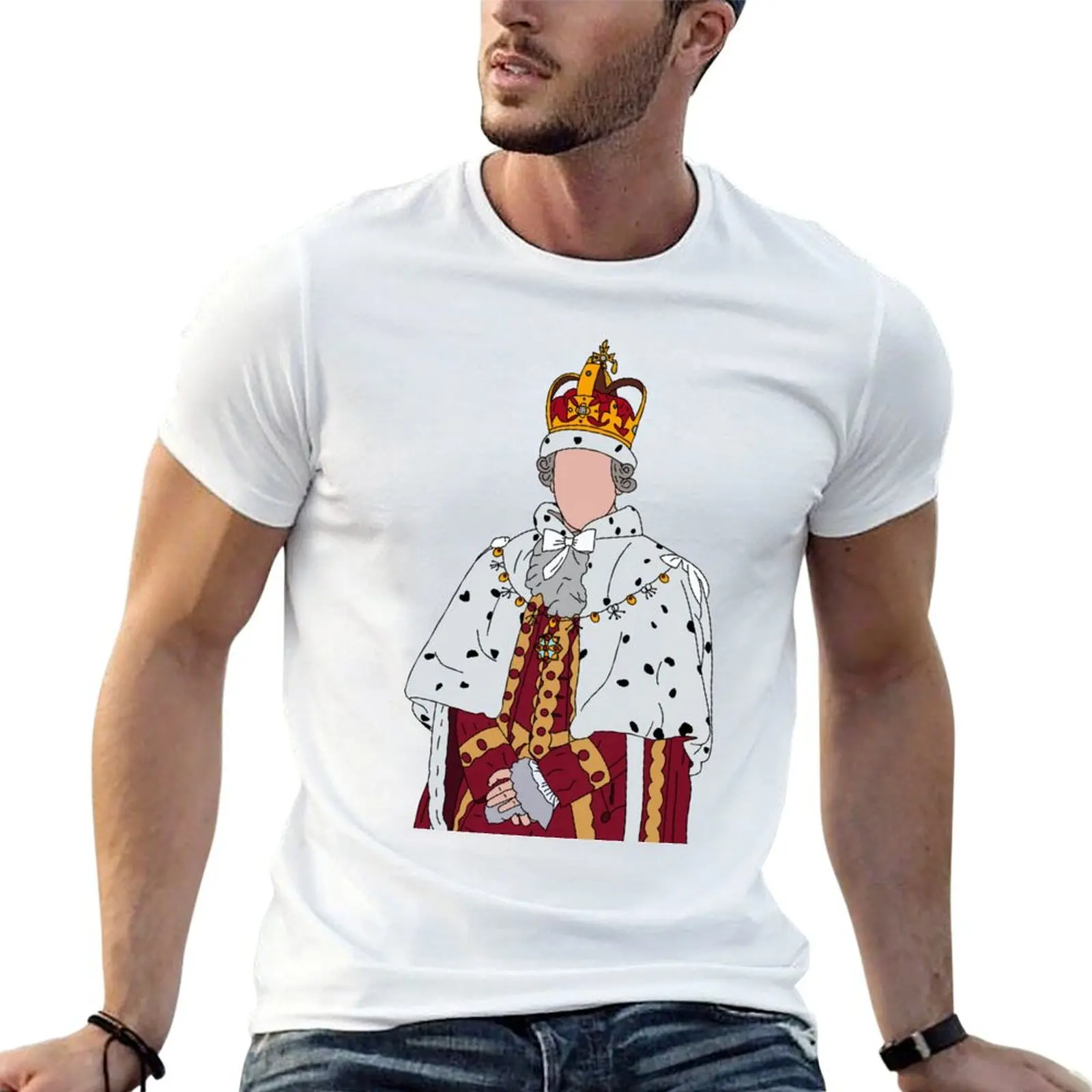 

King George the Third T-Shirt t shirt man luxury cotton tshirt 100% man t shirt cotton T-shirt