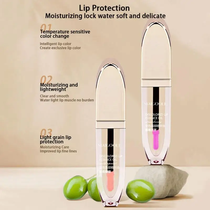 Moisturizing Lipstick Improved Lip Texture Comfortable Oil Lip Care Lip Oil Nourish Lips Safe Lipstick Anti-fouling