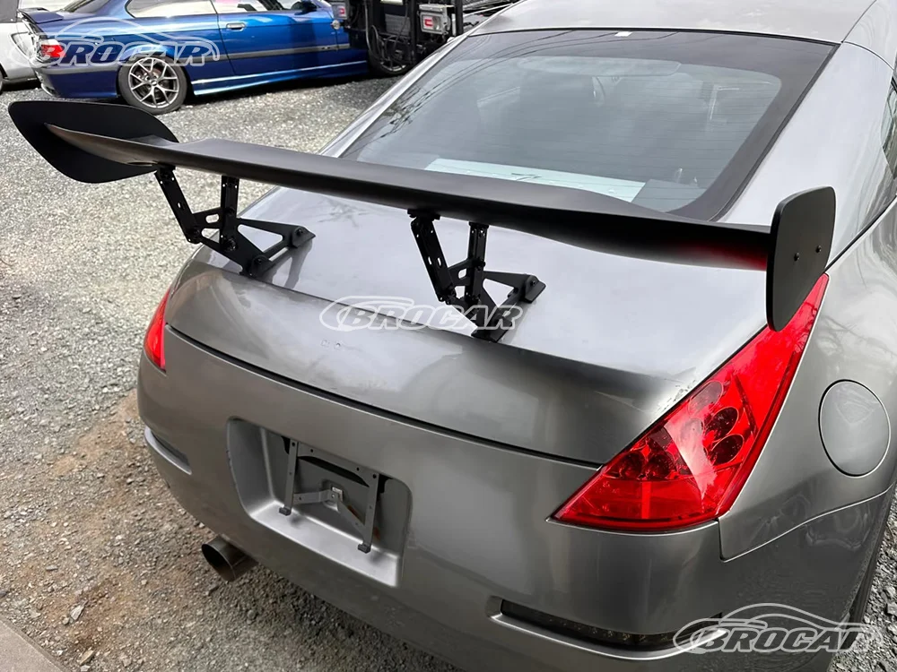 Voor 2002-2015 Nissan 350Z 370Z GEN 5 6 Z33 Z34 GT Stijl Hoge Kwaliteit ABS Plastic Ongeverfd spoiler Kofferbak Boot Wing Spoiler