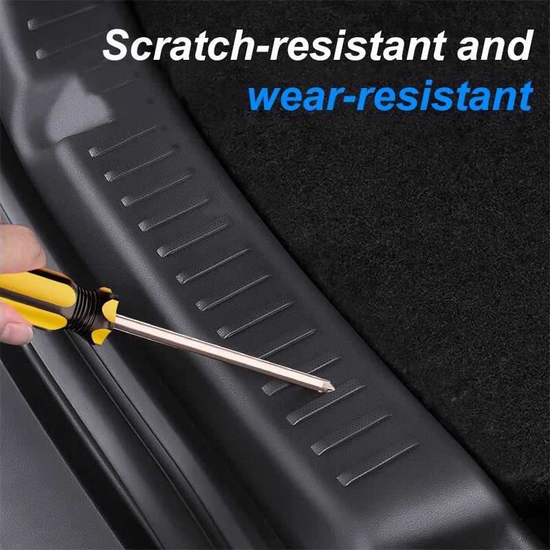 ل تسلا نموذج جديد Y إطلاق 2025 العرعر 2025 + قطاع عتبة الجذع TPE غطاء حماية مضاد للخدش