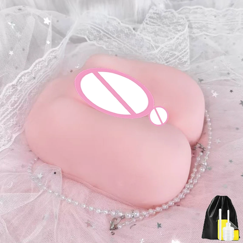Bolso buceta bunda masturbador masculino brinquedo sexual com lábios apertados 2 buracos boneca sexual realista com forte canal de sucção para 18 homem adulto