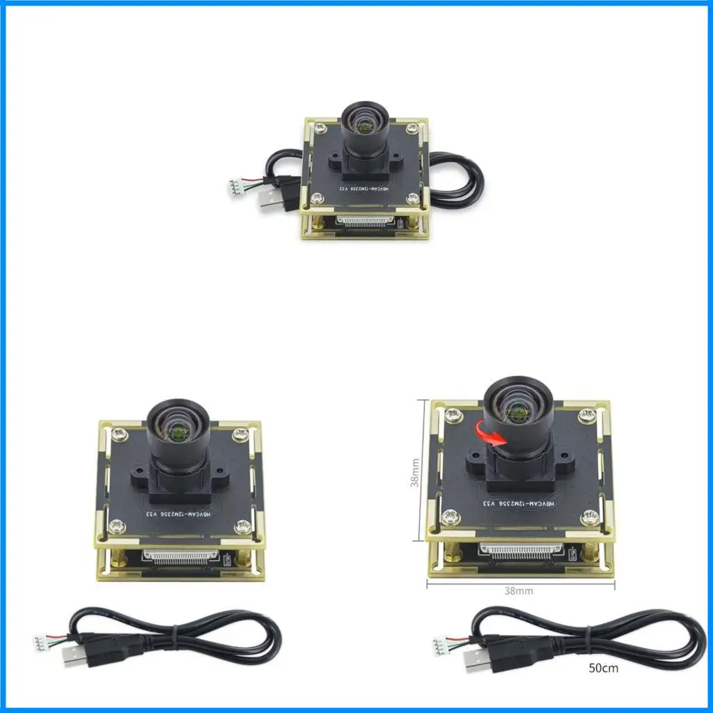 

High Resolution 4K30FPS 12MP USB Camera Module With IMX378 Chip Double Microphones For Industrial Embedde Systems